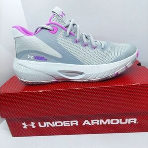 Under Armour HOVR Breakthru Sneakers Mood Grey Purple Women's Size 8.5 NIB